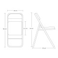 Silla Plegable Nova Negro