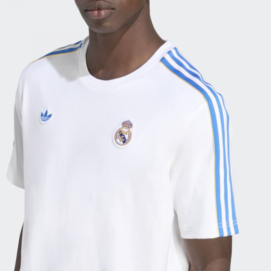 Remera Adidas Real Mdrid Terrace Icons Blanco