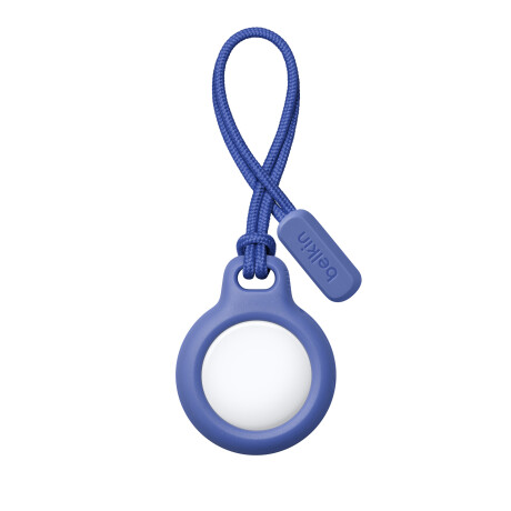 Secure holder with strap llavero para airtag Blue