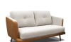 Sillón Sofá Triunfo 2 Cuerpos Marron y beige