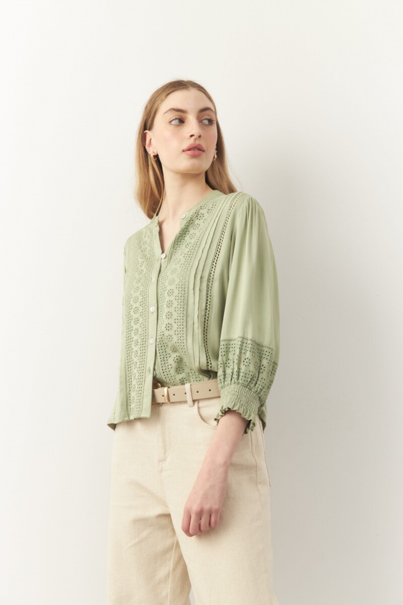 CAMISA ASTRID Verde Hierba