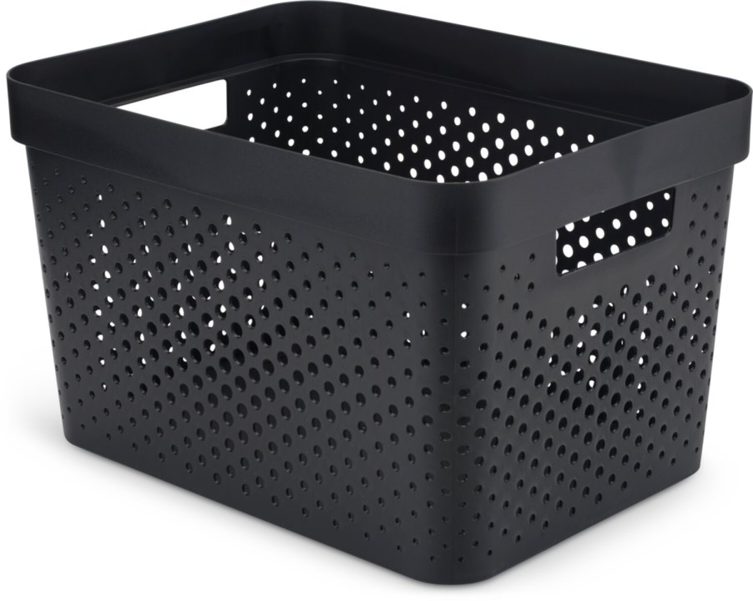 Cesta INFINITY 17L plástico negro 