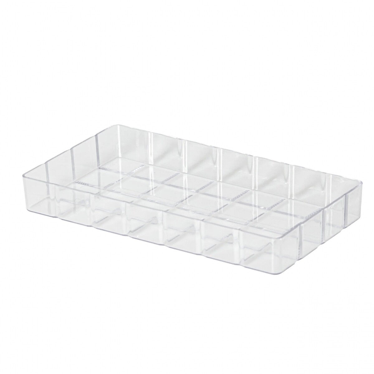 BANDEJA BISELADA CRISTAL 35X19X4.5 CM. 