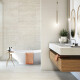 Porcelanato Travertino Acetinado 60X120Cm 9.5Mm Piso Pared GAMAS DE BEIGE