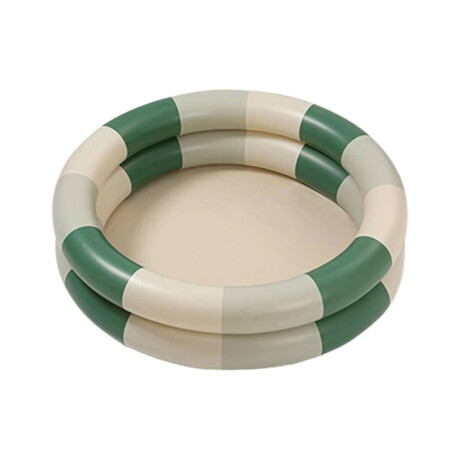 Piscina inflable infantil a rayas 90cm Verde