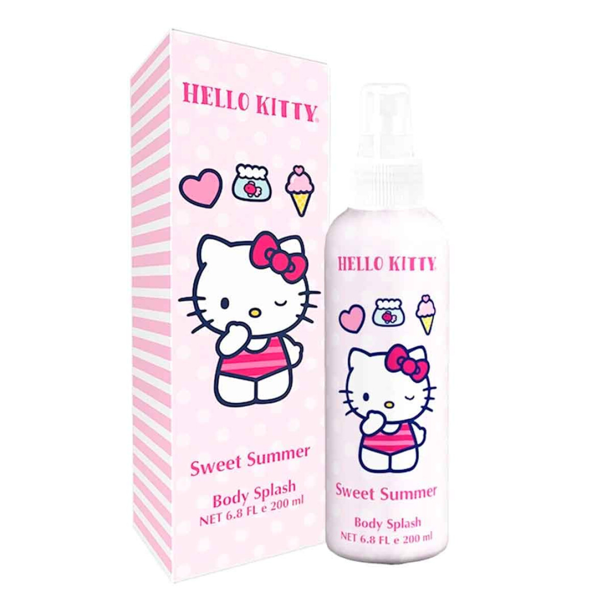 Colonia Hello Kitty Sweet Summer Body Splash 200ml – Fragancia Niña 