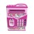 Alcancía Infantil Caja Fuerte Juguete Con Sonido Luces Atrix Variante Color Rosa