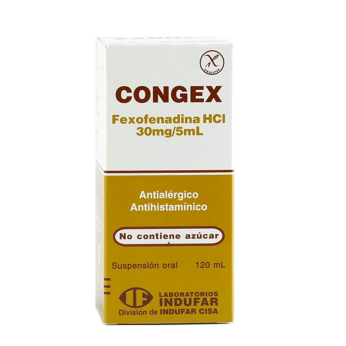 CONGEX 30 MG. SUSP. FR. X 120 ML. 