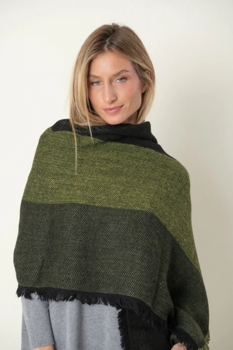 PASHMINA CUARZO AHUMADO Verde claro