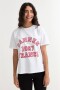 Remera m/c estampada colección Urbana BLANCO Y ROJO