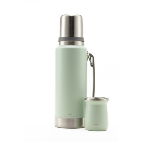 Set termo Comet Viena 1 lt + Mate de 160 ml Verde