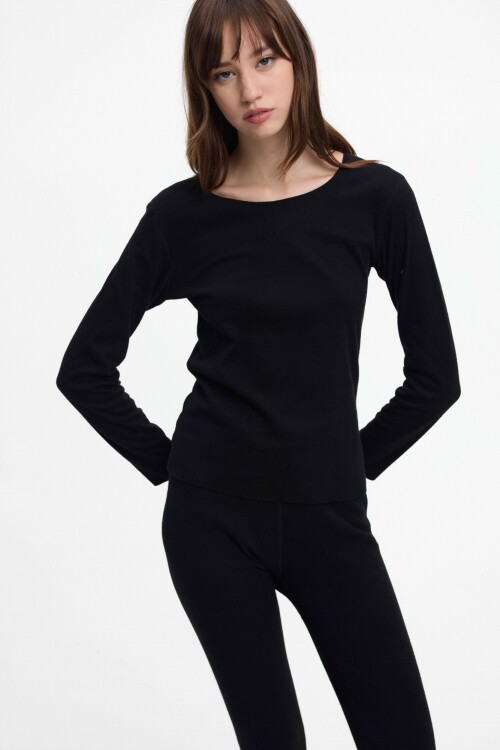 Remera Térmica Negro