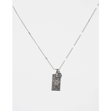 Cadena Con Dije De Zodíaco Cáncer Plateado