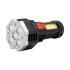 Linterna Luz Recargable USB Camping Táctica 5 Leds Portatil Variante Color Negro