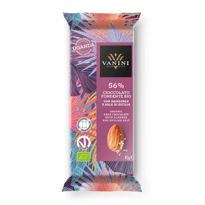 Chocolate con almendras 56% Vanini Chocolate C/almendras 56%