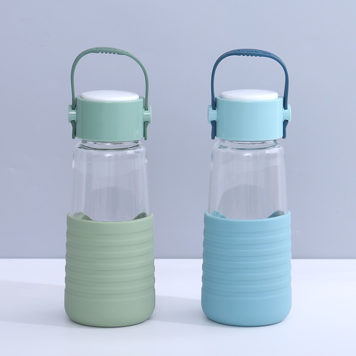 Botella De Vidrio Para Agua Con Asa 300ml - Unica 