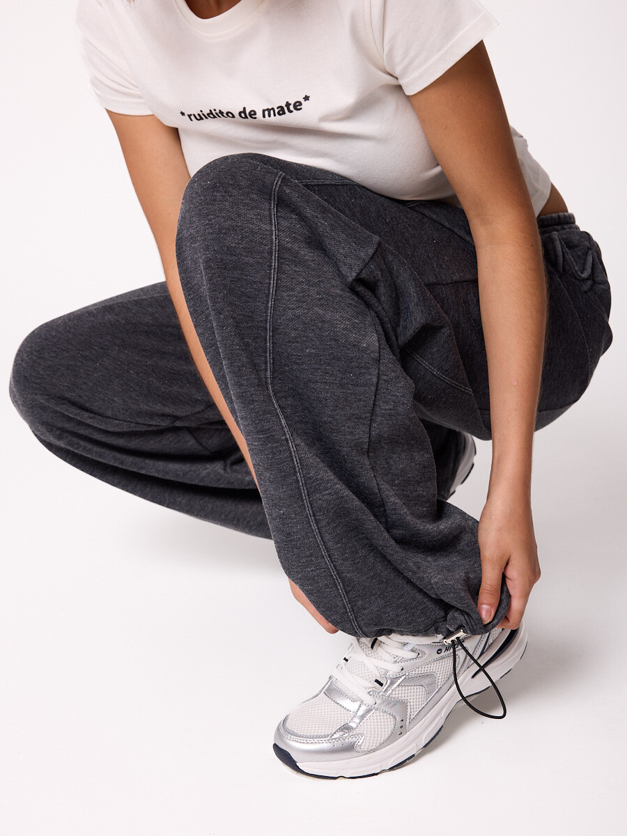 BABUCHA BRACA DIXIE Gris Oscuro