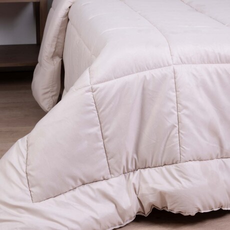 ACOLCHADO KING POLIESTER MARRON EMBOSSED TAUPE