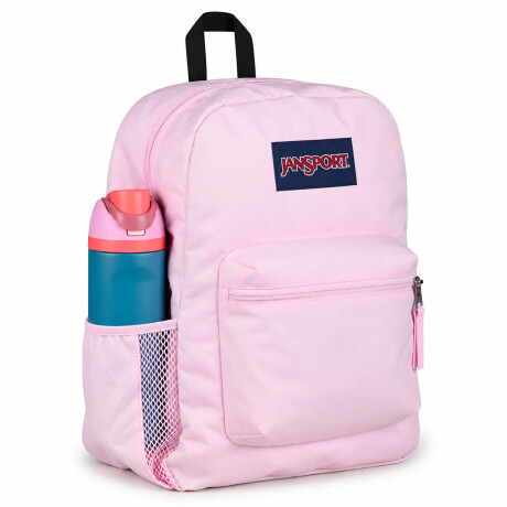 Mochila Escolar Jansport Cross Town Original Unisex Urbana Pink Ice