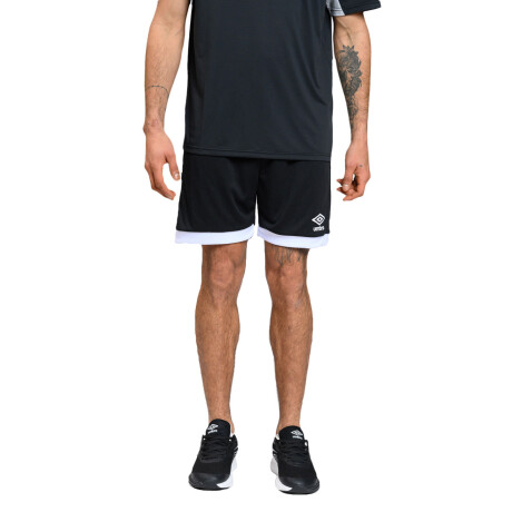 Short de Hombre Umbro Soccer Negro - Blanco