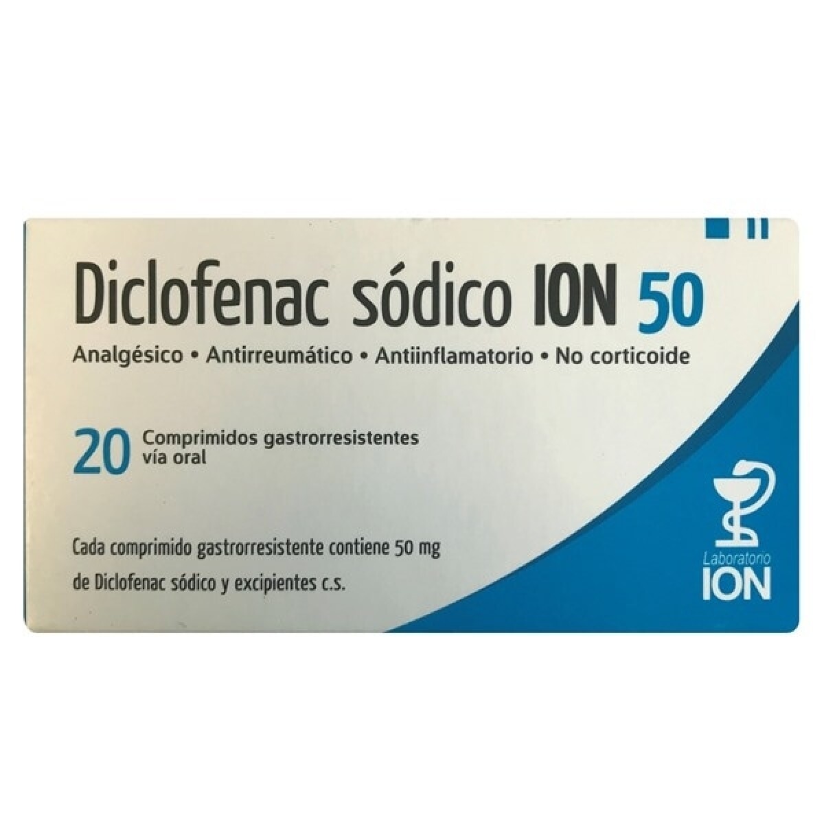 Diclofenac Ion 50 x20 Comprimidos – Analgésico y Anti-inflamatorio