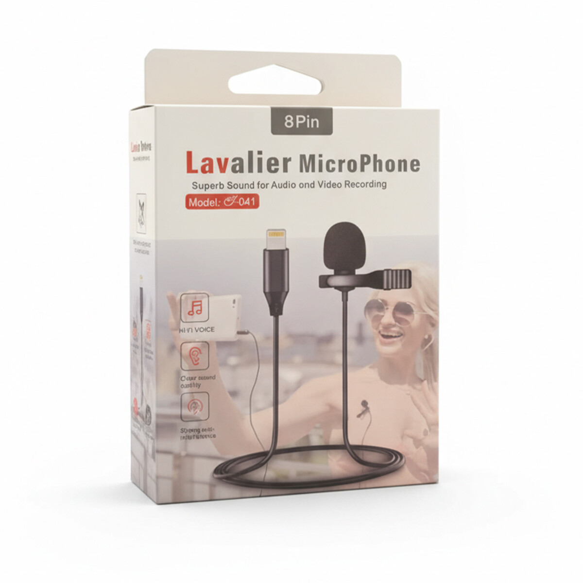 Microfono Solapero Ledstar Lightning 