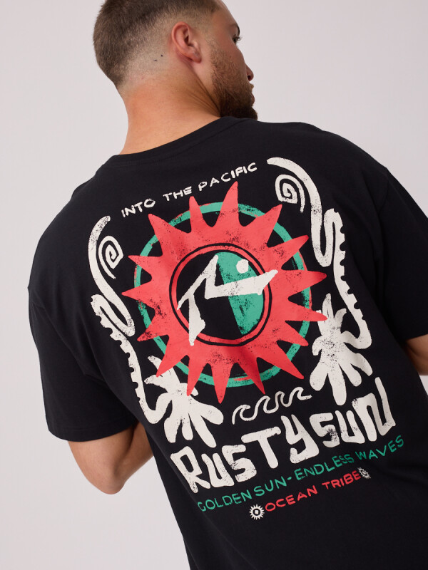 T-SHIRT EXAVI RUSTY Negro