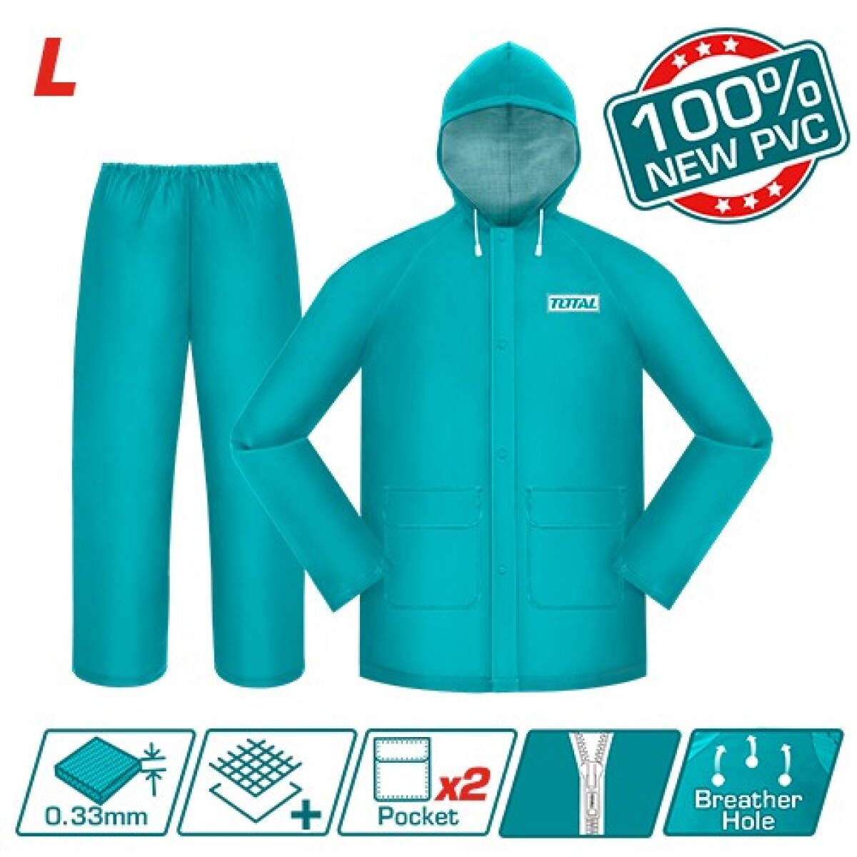 EQUIPO LLUVIA TOTAL TALLE L 