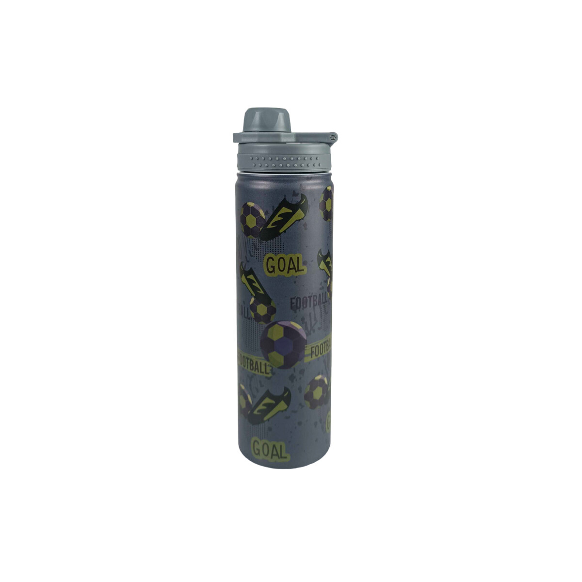 Botella térmica con diseños - Azul 