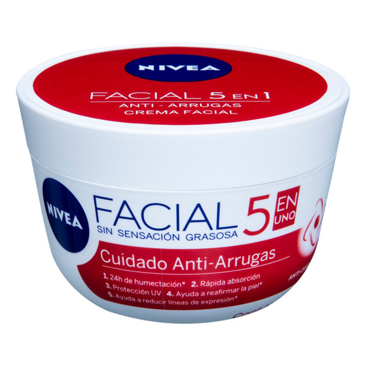 Nivea Face Care 5 en 1 Antiarrugas 100ml – Hidratación y Cuidado Antiedad