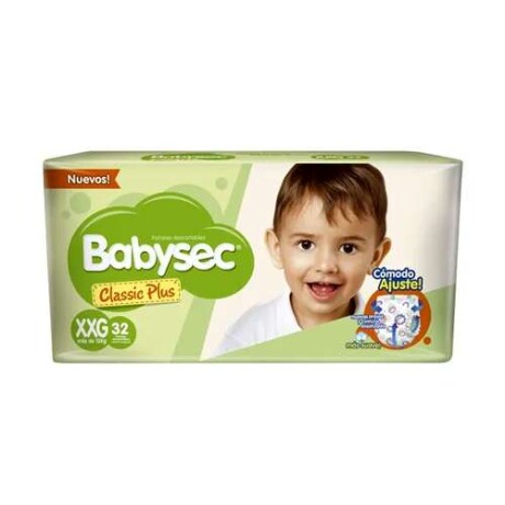 Pañales Babysec Classic Plus XXG 32 Unidades Pañales Babysec Classic Plus XXG 32 Unidades