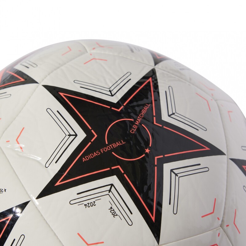 Pelota adidas UCL Club 24/25 League Phase - White / Black / White / Black / Red
