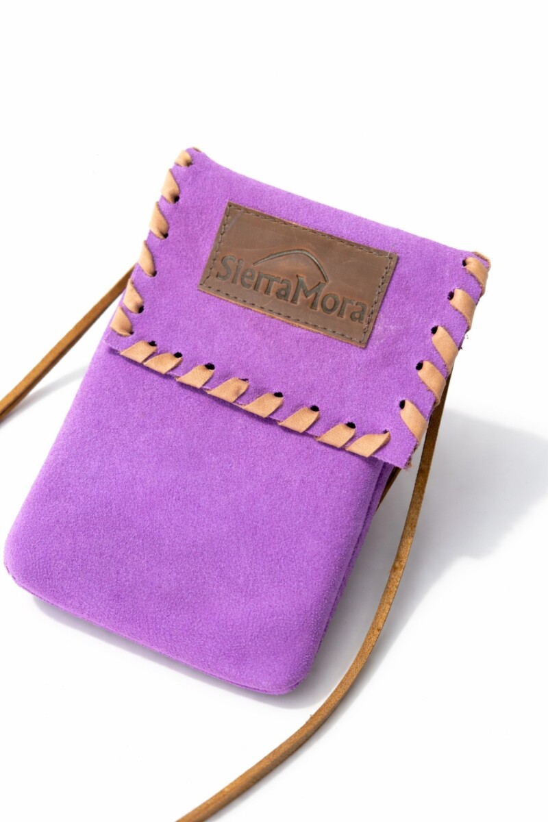Cel Bag Gamuza Lila