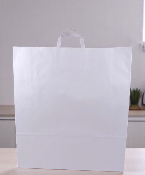 Bolsa lisa acuario 44x14x48 cm BLANCO