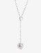 Collares Largos Metal Collar Largo Sol Metal - Plateado Plata Cepillada Mate