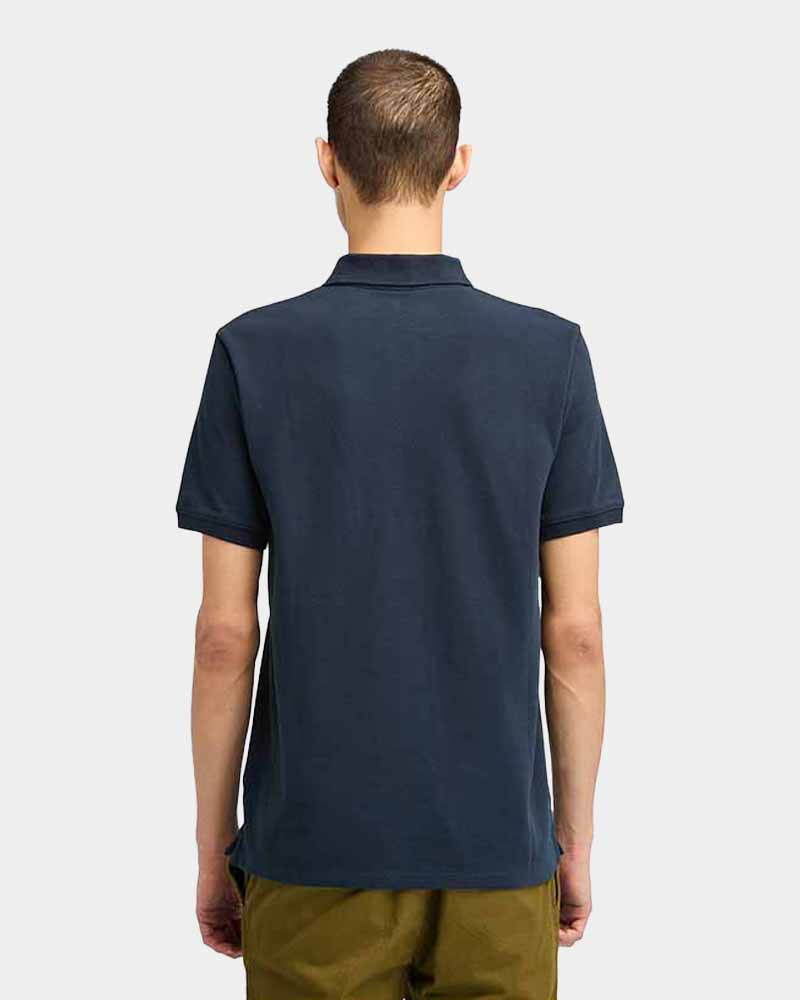 Polo Oyster River Manga Corta Regular Fit Hombre Dark Sapphire-dark Denim