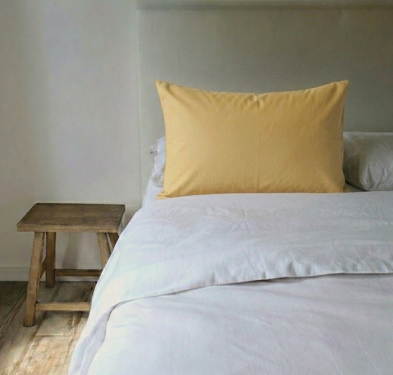 Funda Almohadón Cama - Mostaza 