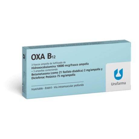 Oxa B12 Inyectable 3 Ampollas Oxa B12 Inyectable 3 Ampollas