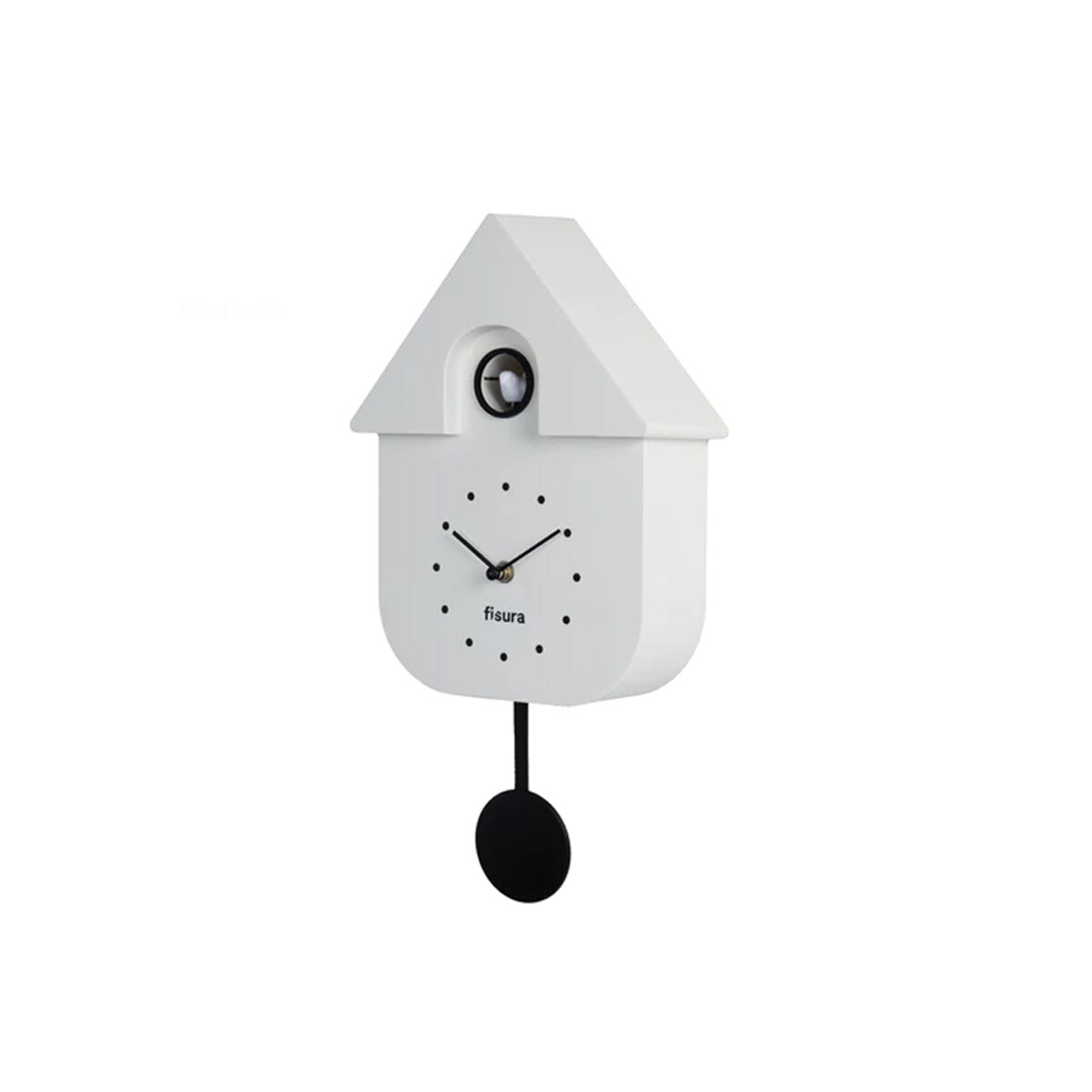 Reloj Cuco casita Blanco con dial 