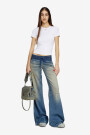 CAMISETA LONG-D Blanco