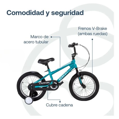 Bicicleta Bebesit Canyon Rodado 16 VERDE