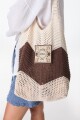 Bolso Lunel Chocolate/Beige/Crudo