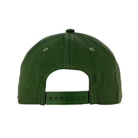 Gorro con Visera Pony con Liso con Logo Green/Red