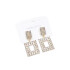 Aretes brillantes cuadrados Aretes Brillantes Cuadrados