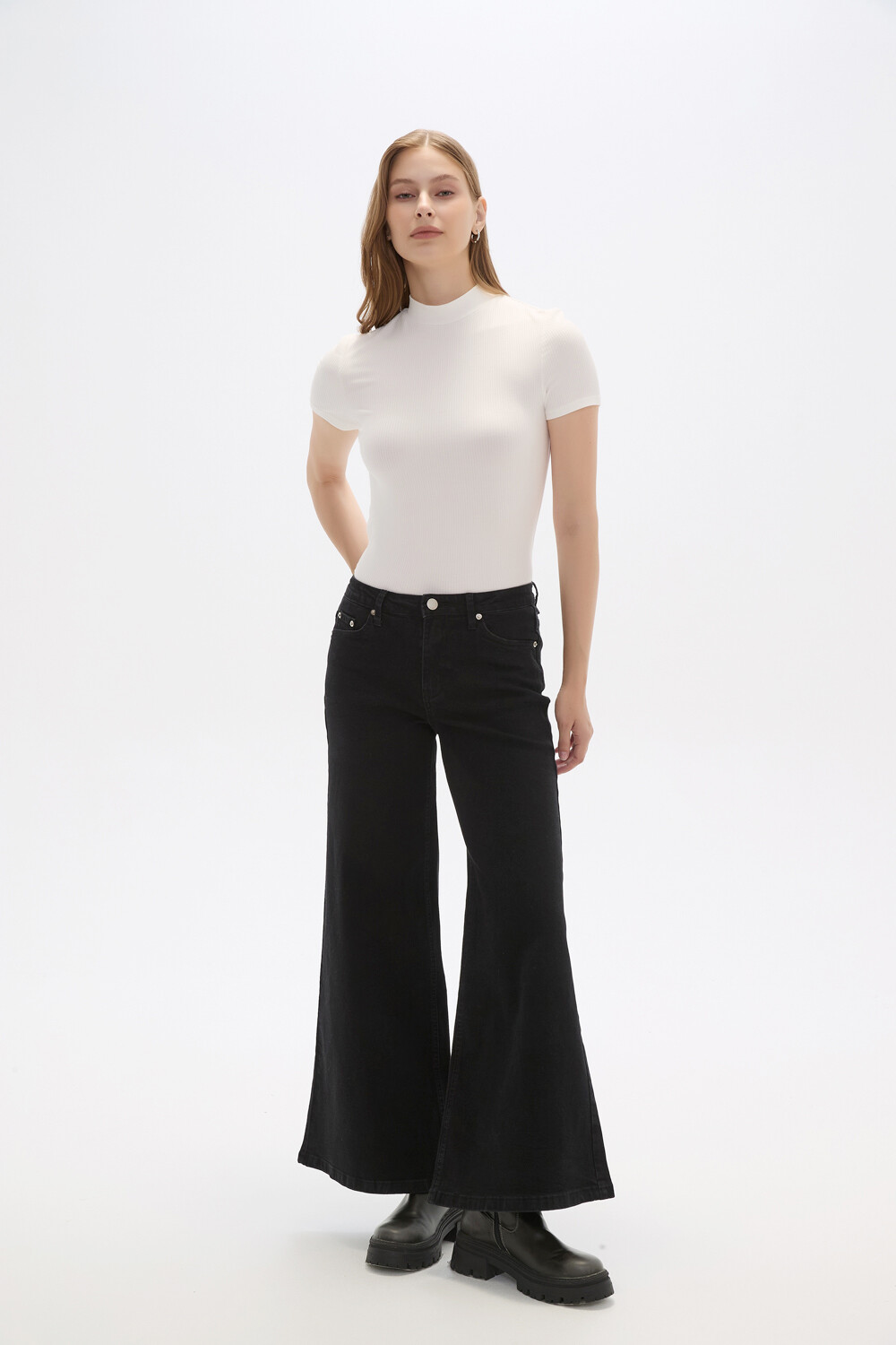 Pantalon Tabia Negro
