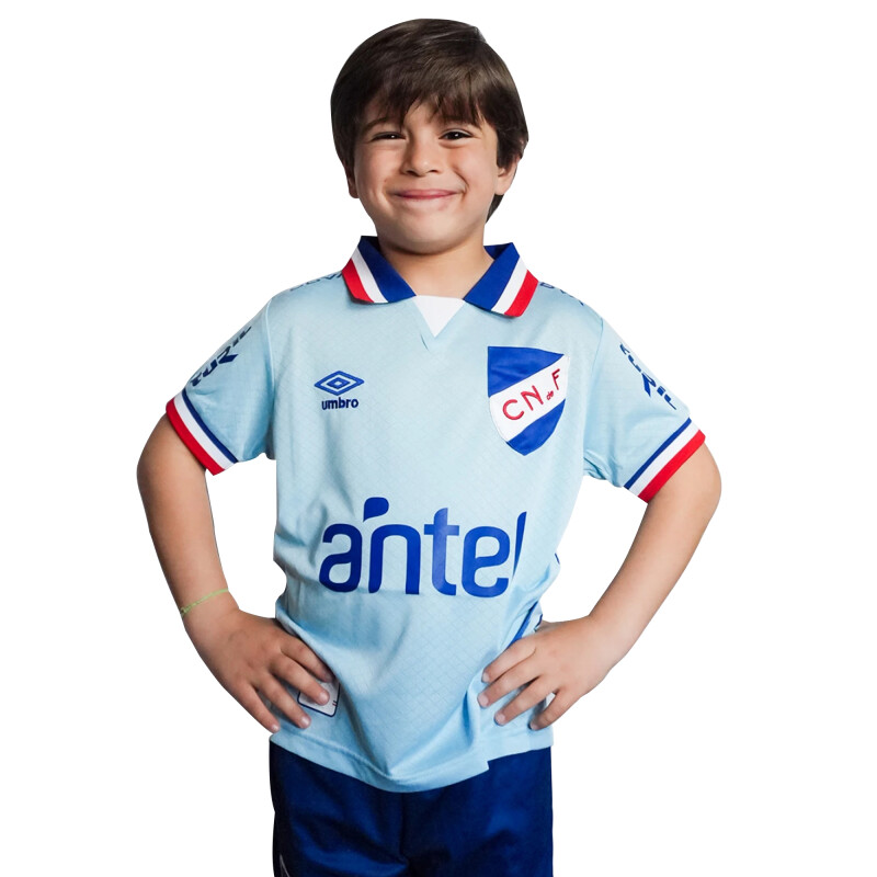 Camiseta Umbro NACIONAL AWAY 3 de Niños Celeste