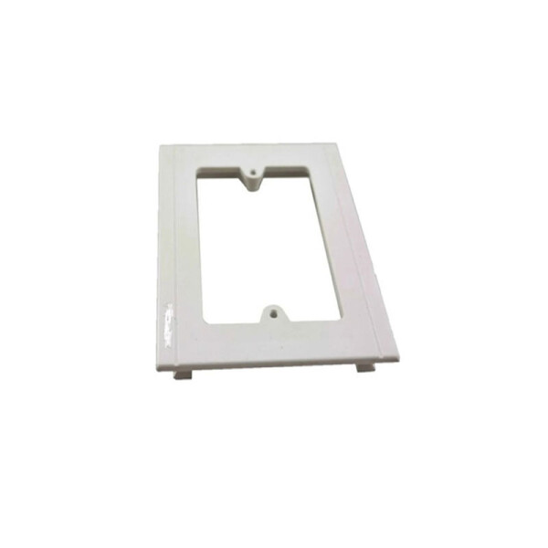 Porta plaqueta universal bajo para ducto 100x50mm CAN00076