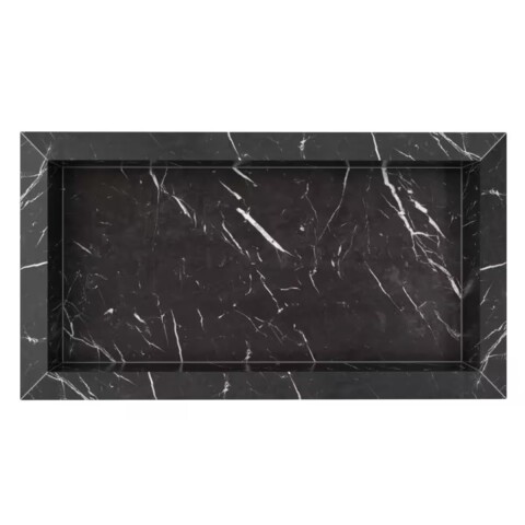 Nicho estante de empotrar Porcelanato 60cm Negro Nicho Estante De Empotrar Porcelanato 60cm Negro