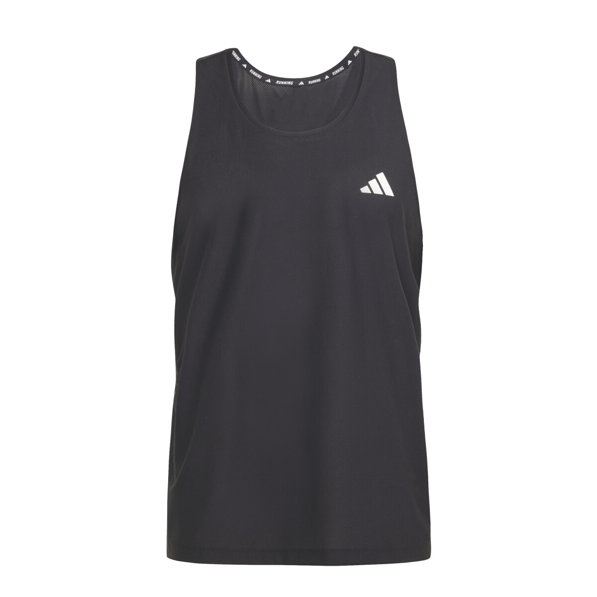 Musculosa de Hombre Adidas Own the Run - Negro - Blanco 