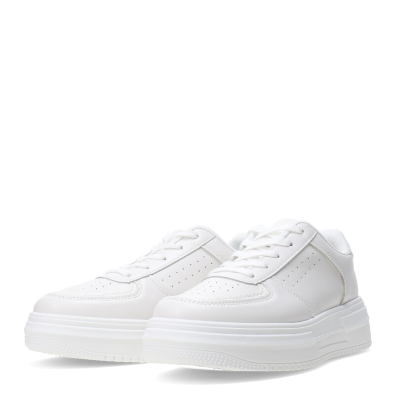 Championes de Mujer Miss Carol SMILEY Blanco